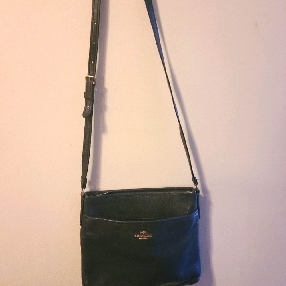 Blue Coach crossbody